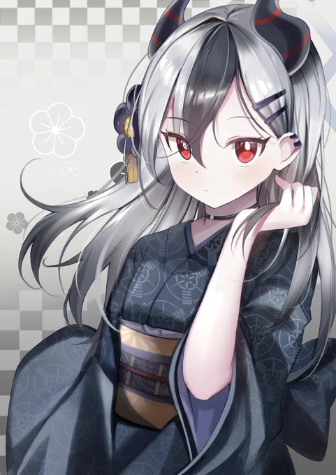 カヨコ(正月)#ブルアカ #プラナ 