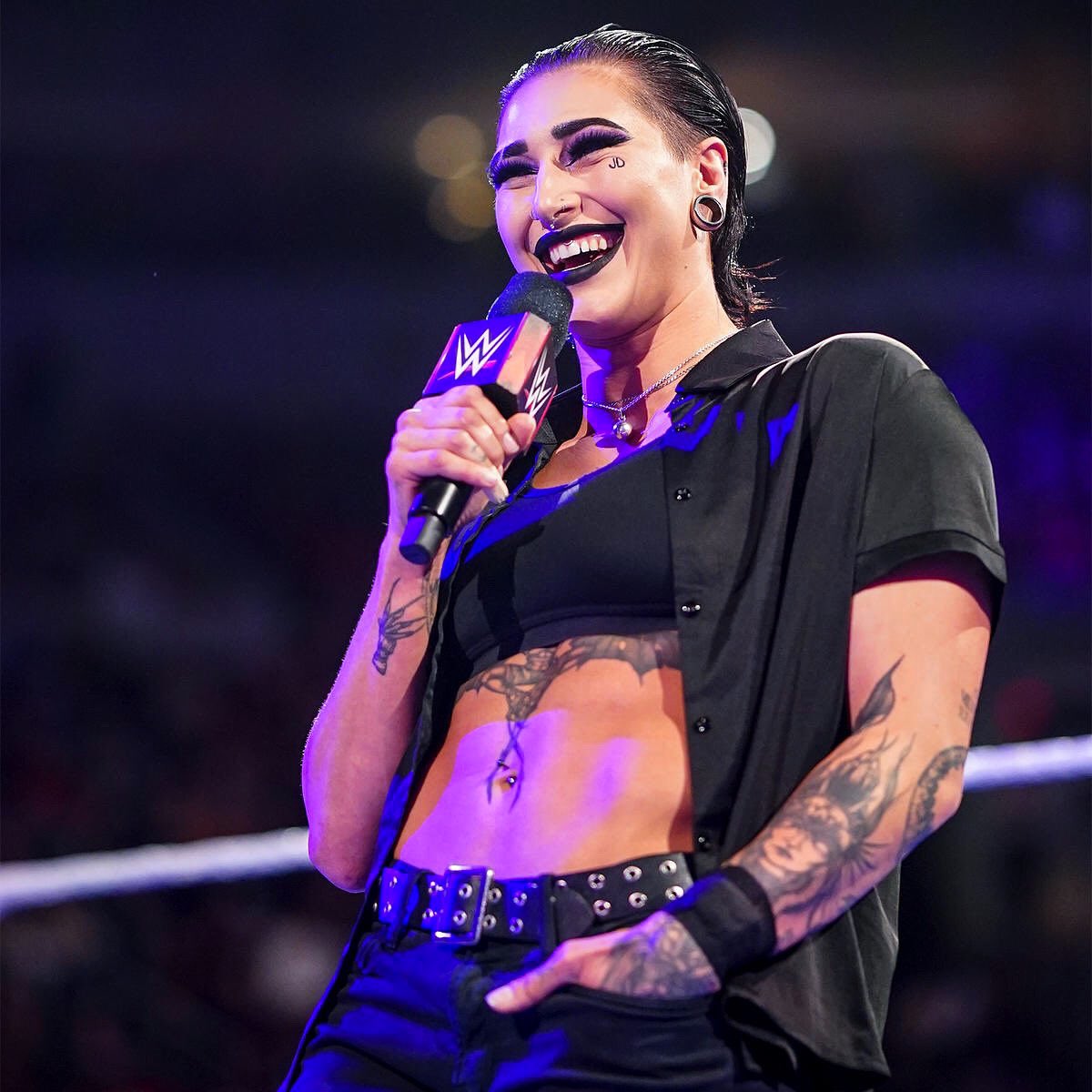 RheaRipley_WWE's tweet photo. Cheeky menace. ⚖️ https://t.co/60afUSkZyY