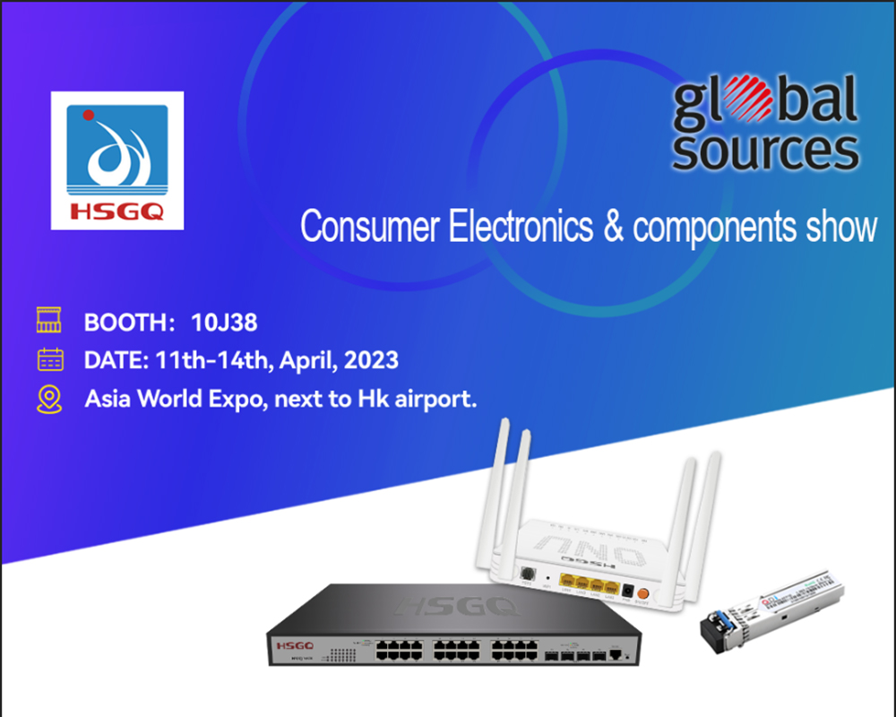 HSFiber's tweet photo. 👏 Look! On April 11th, the Hong Kong exhibition #globalsources will start! 
🥳 #HSGQ will bring new products of #onu, #olt, #SFP to meet you. In addition, we will launch various preferential conditions. ✨ Now or never!!!

📣 Check out our website
https://t.co/i1GbBt2EC8 

#hsgq https://t.co/RYV1OoMzfn