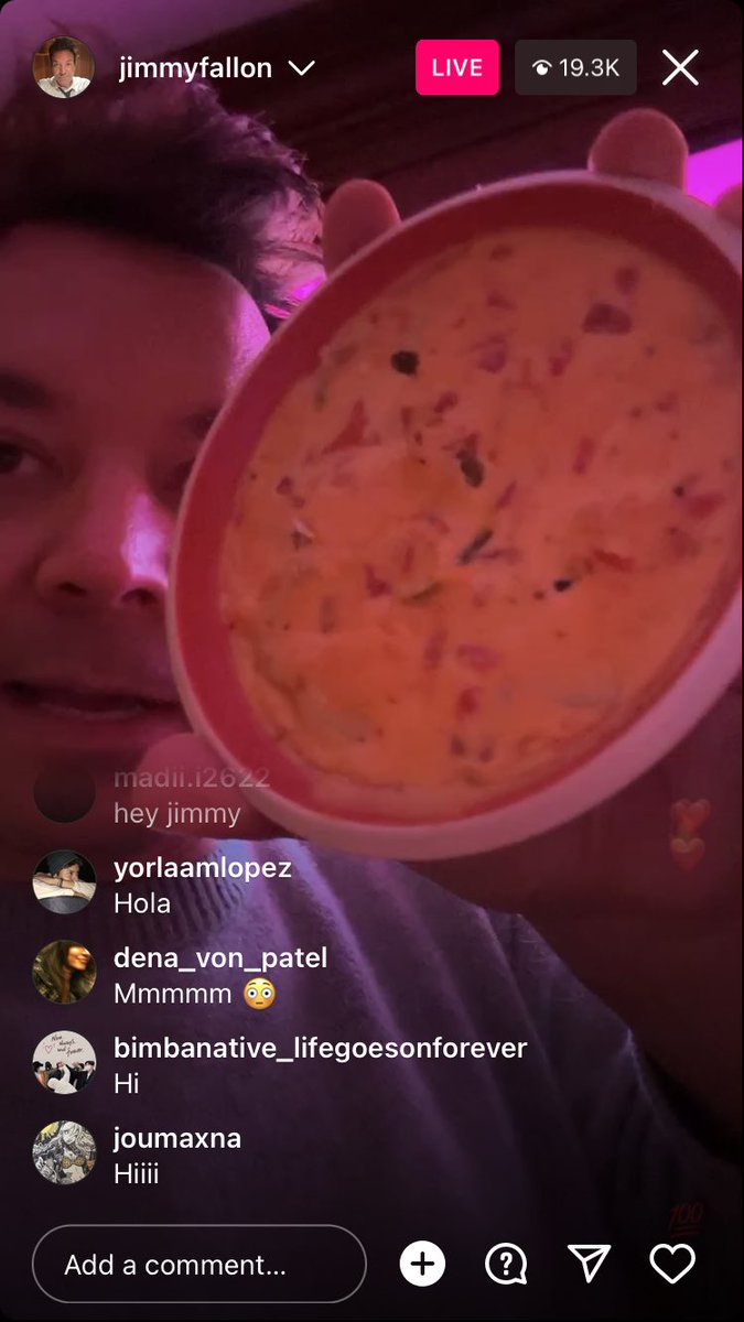 cheerioo's tweet photo. @jimmyfallon Let’s see the new pic 🤣 #thatmyjam that’s not my queso 😑 https://t.co/KYmxn9skvM