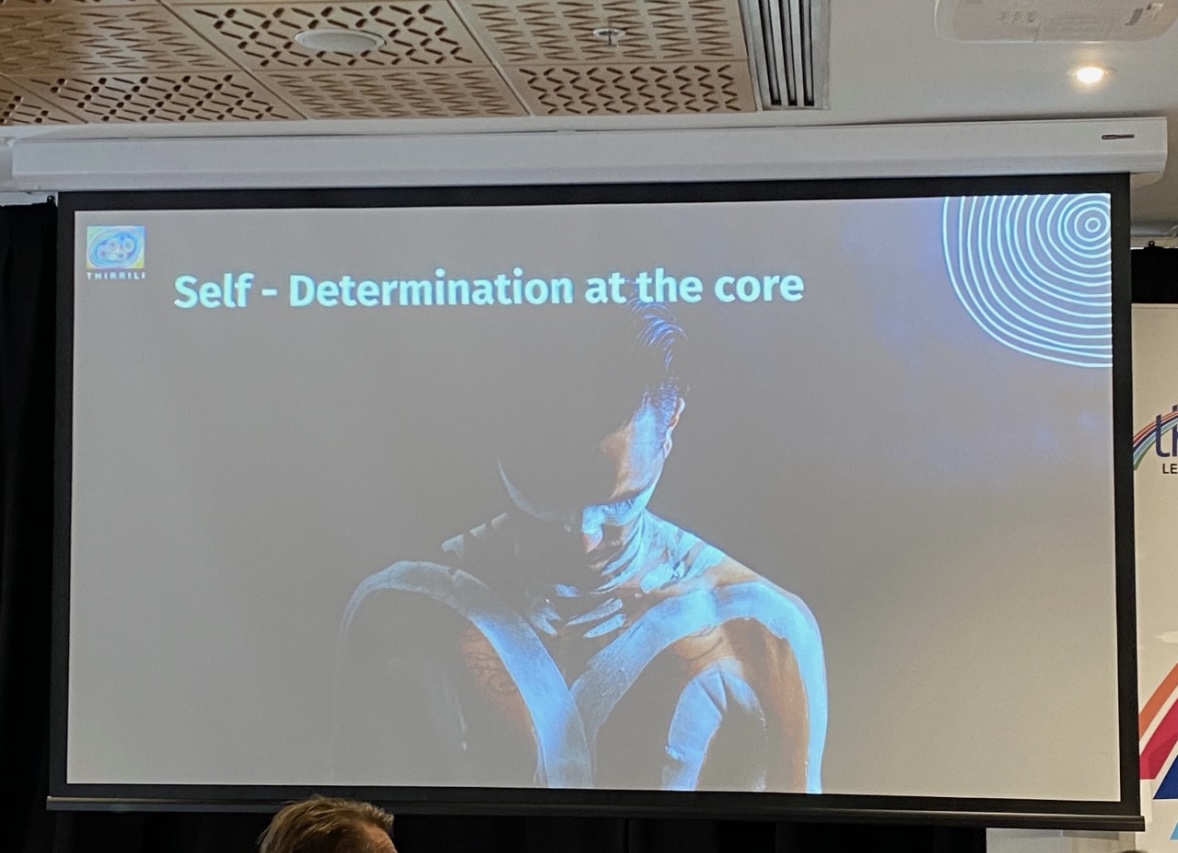 themhsorg's tweet photo. Annette Vickery from Thirrili spoke at #TheMHS Forum 2023 about Indigenous ways of responding to crisis and building community capacity. She asked everyone developing services and programs to ask" Where is the voice of Aboriginal people in this". https://t.co/tmn0LsmSBm