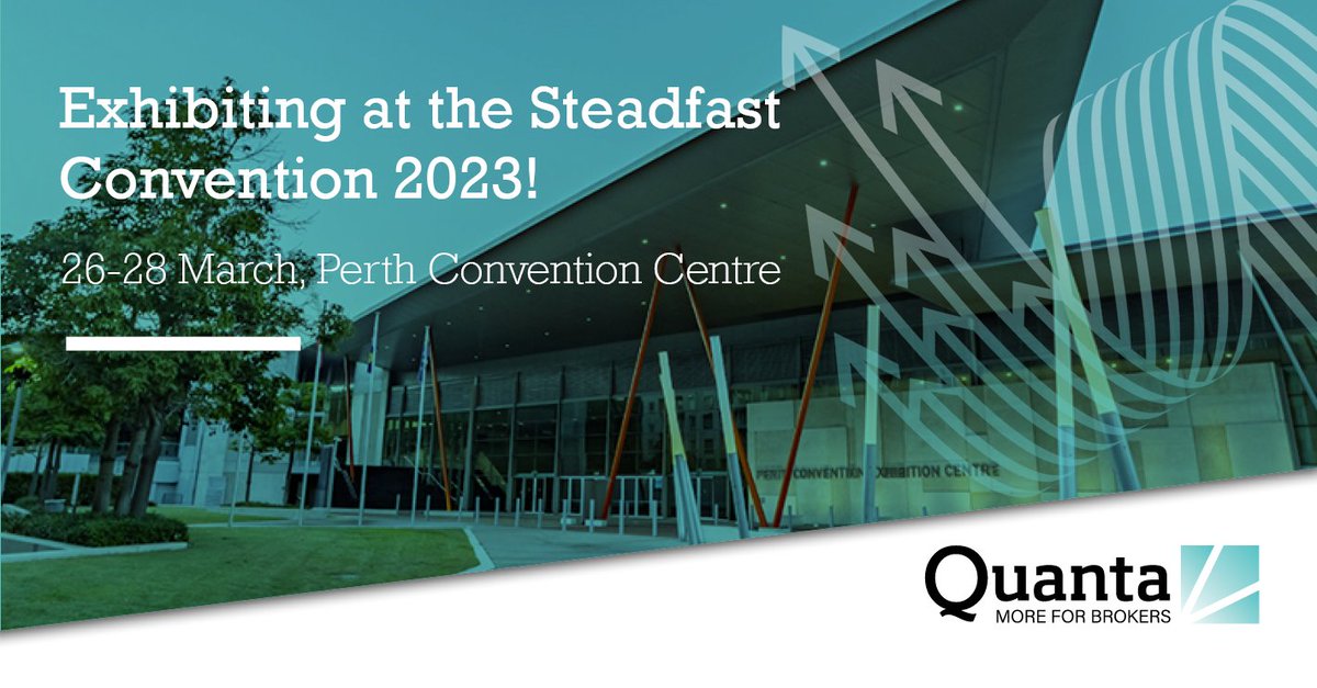 QuantaInsurance's tweet image. We're heading to Perth this Monday to exhibit at the Steadfast Convention 2023. If you’re attending, come visit us at stand 19 to checkout our new portal for your chance to #win a #NintendoSwitch Console. See you there! 
#quantainsurance #steadfastconvention2023 #thrive #event