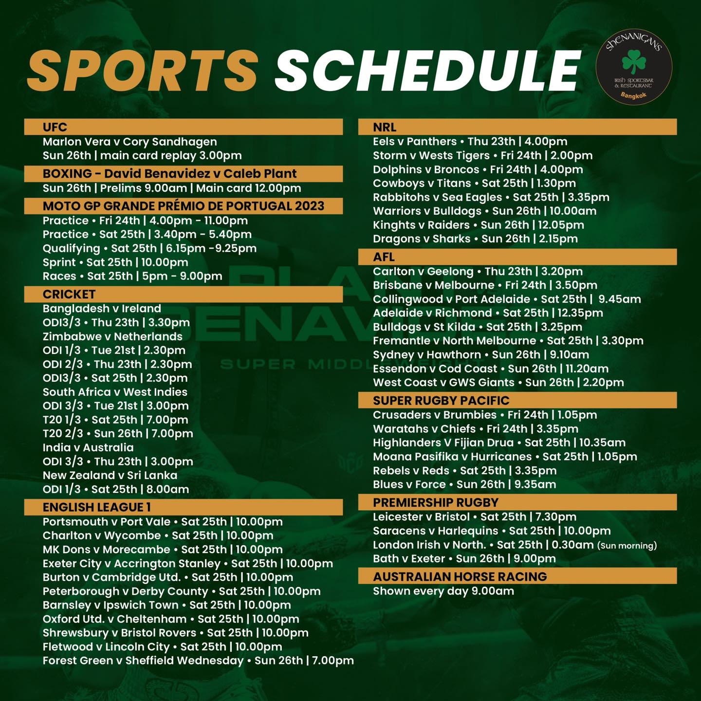 Shenanigans Bangkok (Shenanigansbk) / Twitter