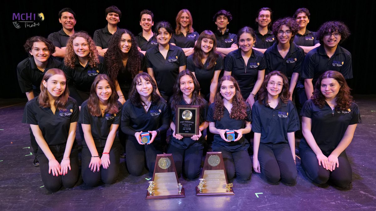 mchitheatre's tweet image. On to Area!

We&apos;re excited to continue telling this story. Congratulations to all schools on a wonderful day of theatre. 

Individual Awards
All-Star Crew: Aiden Gracia
All-Star Cast: Madelynn Forcier Top Performer: Victoria Martinez