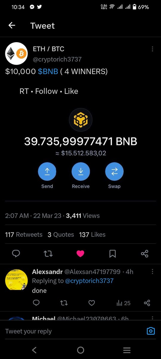 pickapickachu3's tweet photo. @cryptorich3737 Done ✅ https://t.co/ZdBwuMZDbR