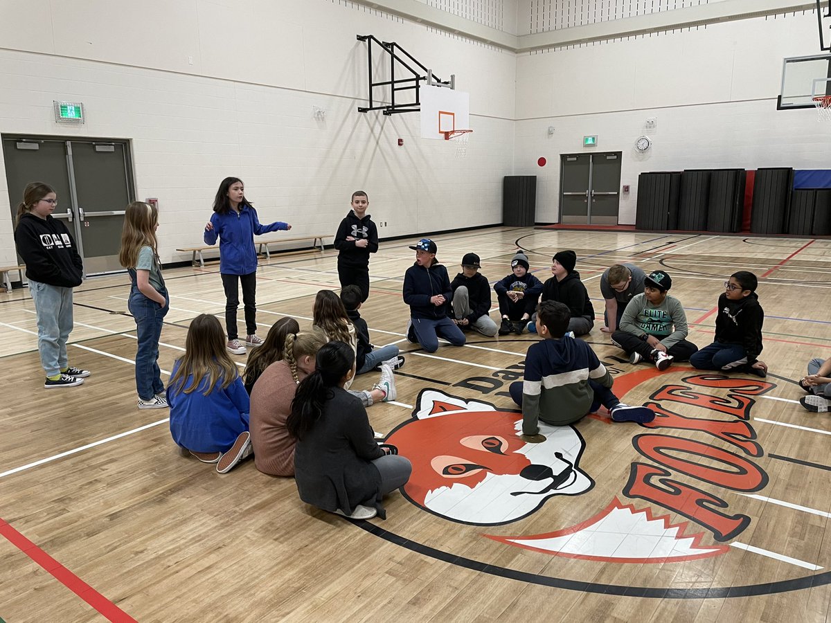 In 5K, our gym classes are student led! They plan/prep the activities, explain instructions, set up and clean up! Todays plan: traditional dodgeball and “everybody’s it” tag! <a href="/FMPSD/">Fort McMurray Public School Division</a> <a href="/FMPSD7Habits/">FMPSD Leader In Me</a> <a href="/McNeillyfmpsd/">@DaveMcNeilly</a>