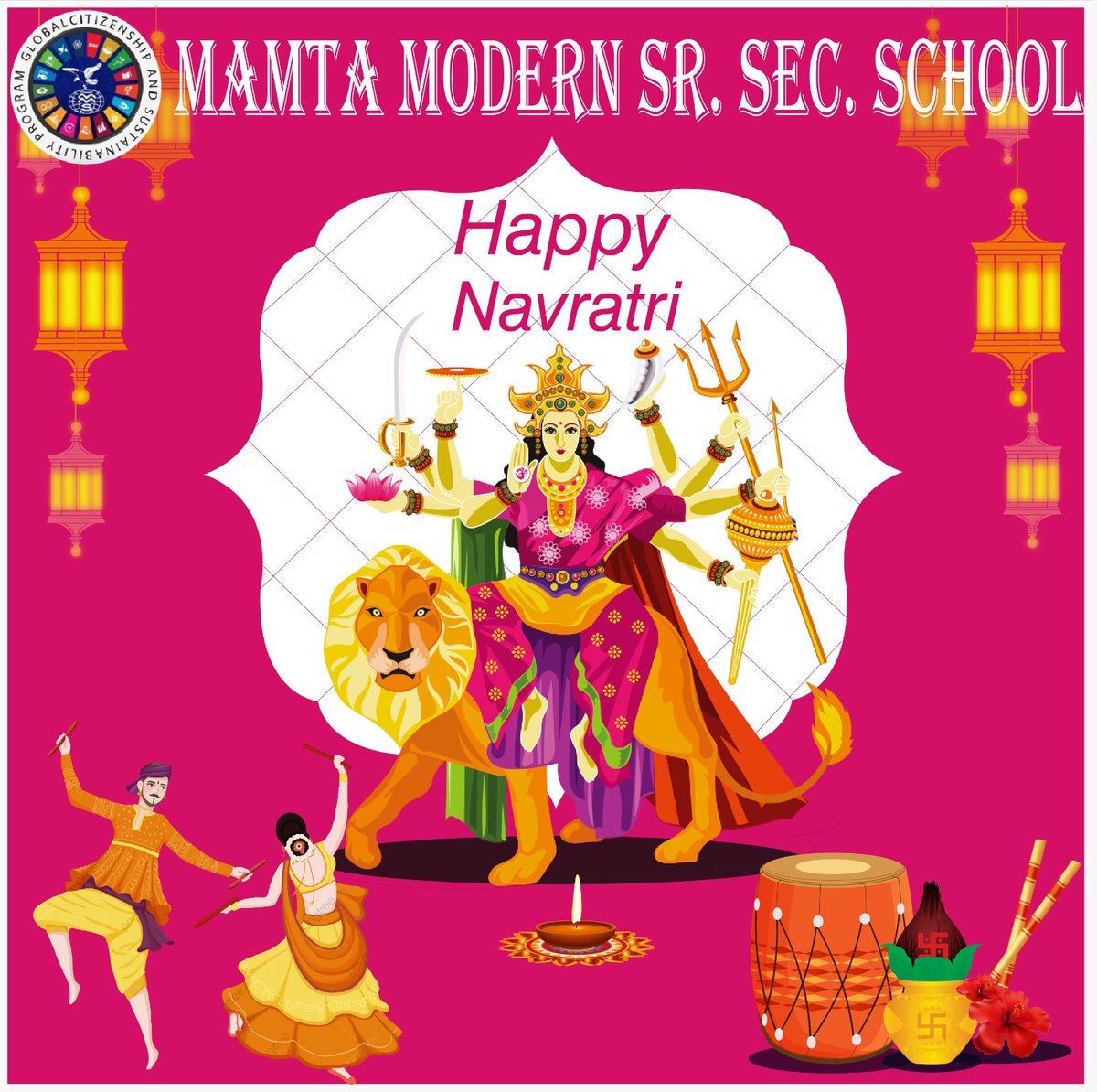 Arpanm91's tweet photo. #navratri #mms #mamtamodernschool https://t.co/vI033zCjsp