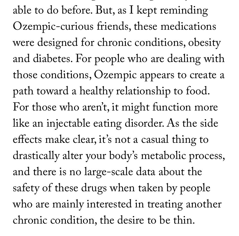 JohanClarke2's tweet photo. There’s a lot of bad discourse around GLP-1 agonists but I think this has been the best summation of some of the complicated feelings about it https://t.co/3uDAEZrI9e https://t.co/ywrWhi7l3U