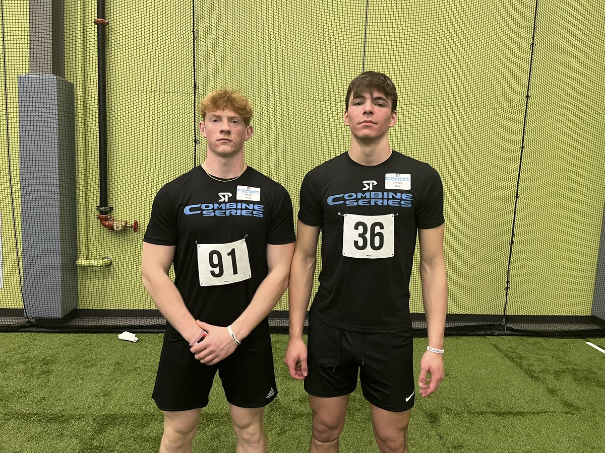 Rhett Ihrig (6’2.5” 215) &amp; Linkon Cure (6’5” 210) of Goodland are going to be two players to keep a serious eye on in Western Kansas the next two seasons. Just sophomores 😳. #sportsinkansas
