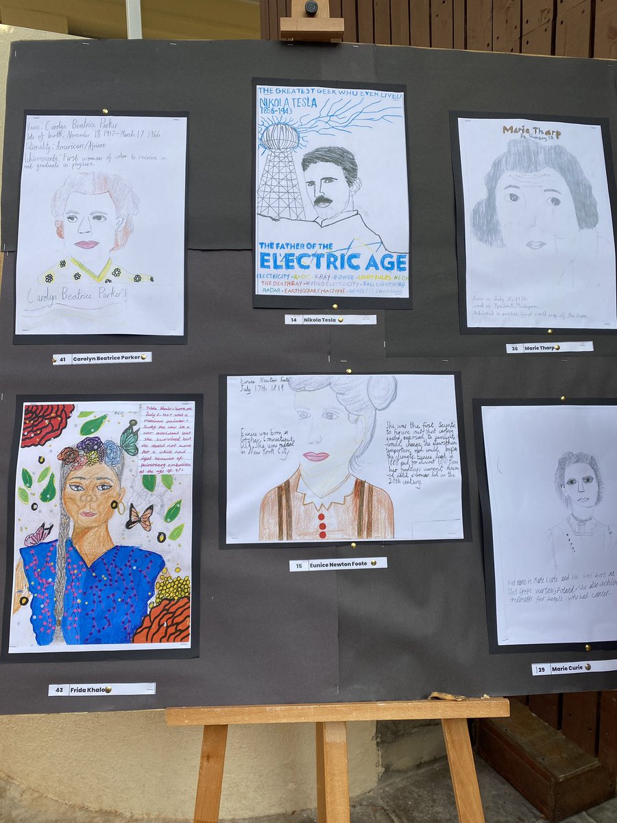 EstherMDaniels's tweet image. A portrait  competition to celebrate people from history. Asking the children to think about representation and who is underrepresented….
@BSMuscat 
#RepresentationMatters
