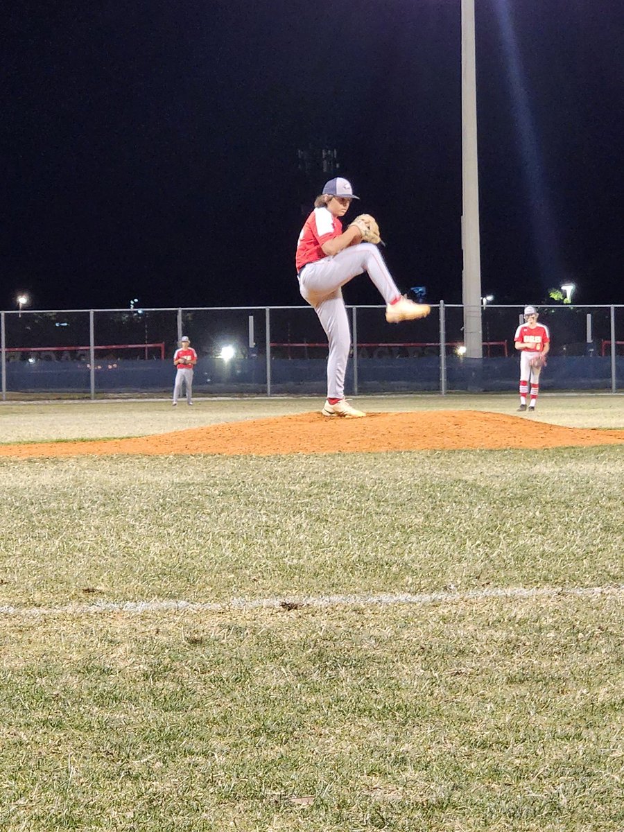 MarkFStrickland's tweet photo. @tystrickland99 on the hill tonight against Clearwater High. #freshmanlefty https://t.co/wu06nhJCHk