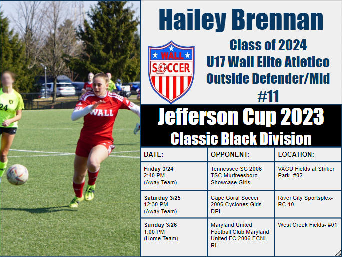 Hailey84451292's tweet photo. Less than 48 hours until the @jeffersoncup showcase, let the countdown begin!  Looking forward to some great soccer this weekend.   @ImCollegeSoccer @PrepSoccer https://t.co/BsedfiUBhc