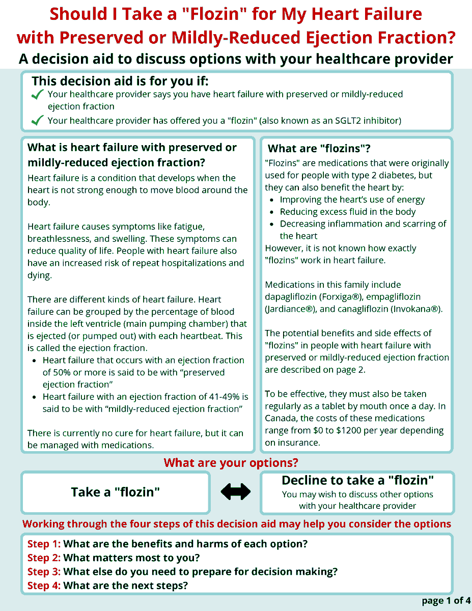 Ricky Turgeon PharmD (@ricky_turgeon) on Twitter photo *Out now* Our patient decision aid for SGLT2i (aka flozins) in patients with heart failure and ejection fraction >40%
The decision aid: cfp.ca/content/cfp/su…
Brief article describing how we developed it & evidence used: cfp.ca/content/cfp/69…
<a href="/BlairMacPharmD/">Blair MacDonald</a> <a href="/iheart_Rx/">Dr. Sheri Koshman, PharmD</a> *Out now* Our patient decision aid for SGLT2i (aka flozins) in patients with heart failure and ejection fraction >40%
The decision aid: cfp.ca/content/cfp/su…
Brief article describing how we developed it & evidence used: cfp.ca/content/cfp/69…
<a href="/BlairMacPharmD/">Blair MacDonald</a> <a href="/iheart_Rx/">Dr. Sheri Koshman, PharmD</a>