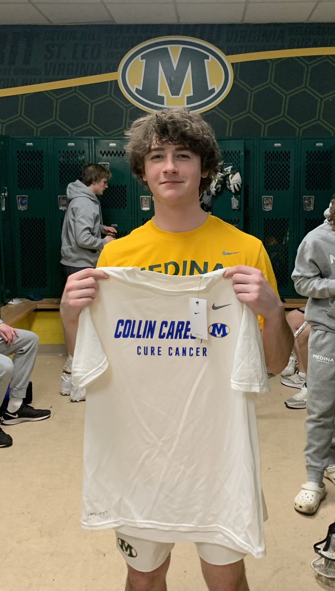 Jay Meldrum takes home Collin Cares Player of the Game for his efforts at the face off X! <a href="/collincares25/">Collin Cares Cure Cancer</a> #TeamCollin #WTWT