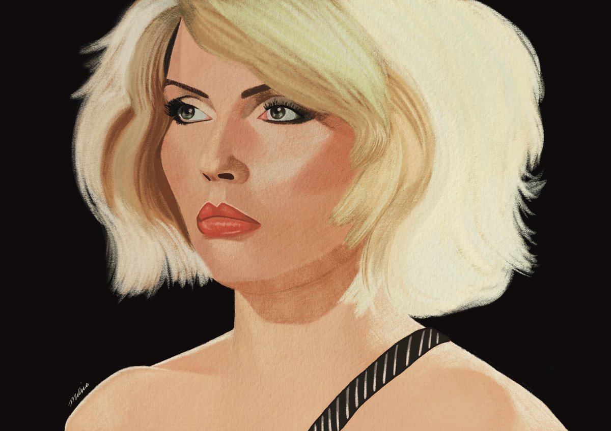 HullabaLula's tweet photo. Heart of Glass #DebbieHarry #mysrt #myartwork https://t.co/t4x0hUMsGr