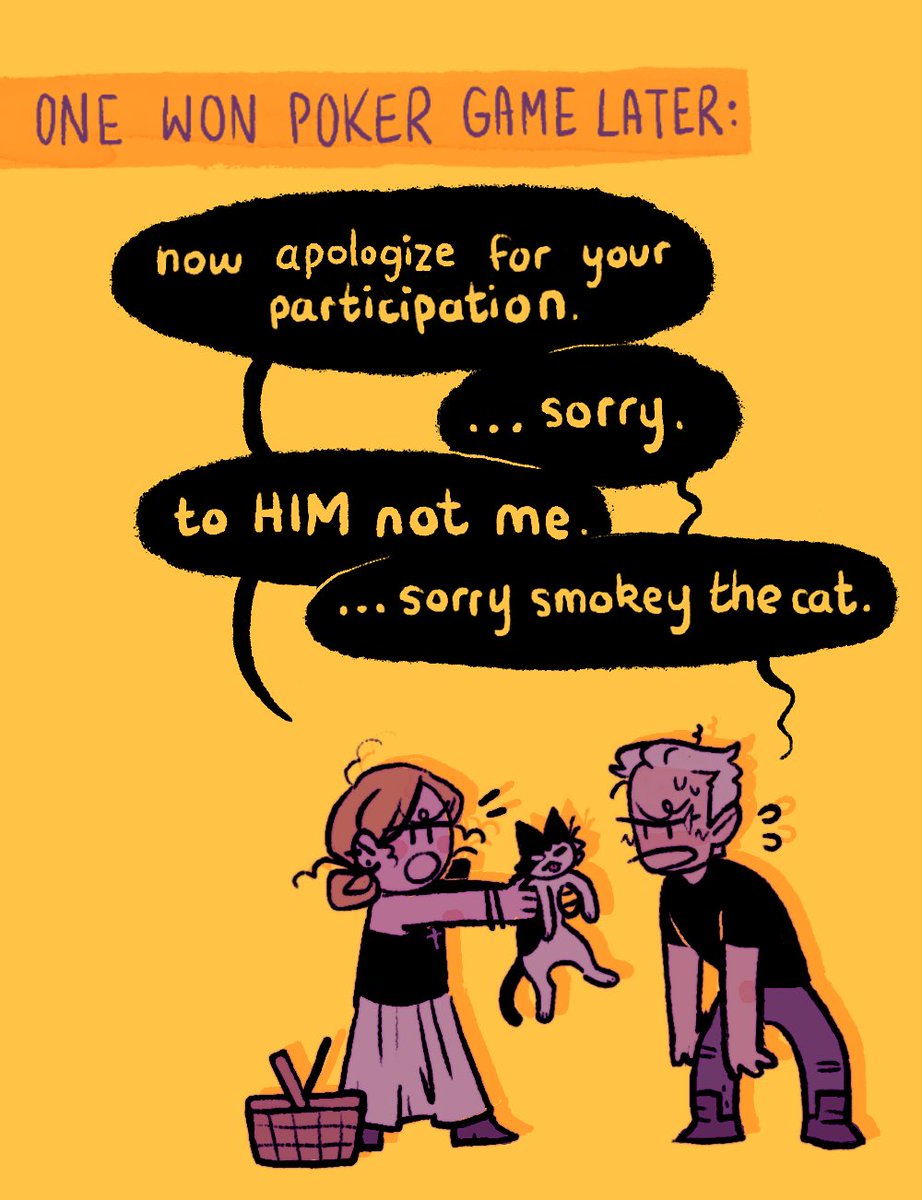 roadkillsunday's tweet image. kitten poker commission 🐈🧺 #btvs #spuffy