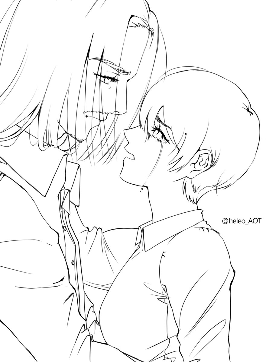 heleo_AOT's tweet photo. 곧 완성본 올라갑니다..~
#eremika #aot #에렌미카 #エレミカ https://t.co/Iaodt4Pzju