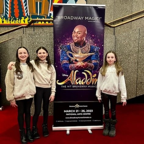 CanadianDadBlog's tweet photo. The girls had a blast at the opening night of @BACTouring's @aladdin musical in Ottawa. Grab your tickets today! @CanadasNAC #BACTouring https://t.co/i2gYBdZQXg