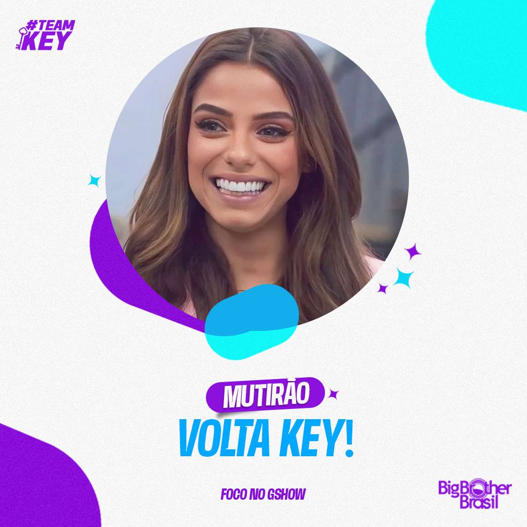 faelcarvalhoofc's tweet photo. 🔥 MUTIRÃO VOLTA KEY INICIADO 🔥

📌 A CADA 10 VOTOS, DEPOSITE UM EMOJI OU UMA LETRA AQUI.

⏰ ENCERRA ÀS 02h00.

🚨 O VOTO é pra VOLTAR, portanto votem na KEY!

👩🏻‍💻 https://t.co/AuQMb6ovyD…

#VoltaKey #BBB23 #TeamKey https://t.co/OiI1SeD2EM