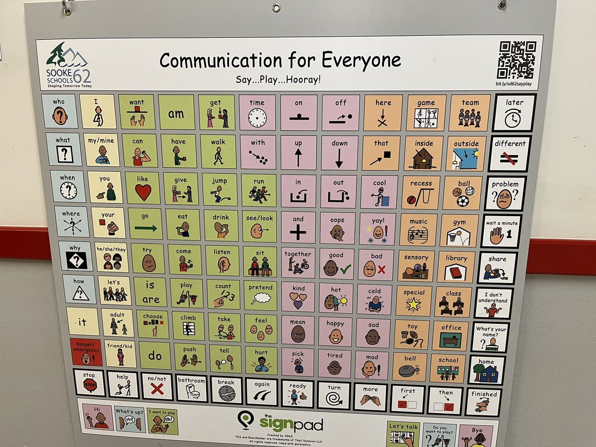 TrusteeBeaton's tweet photo. Signs like this can be spotted all across #sd62 to support students. Communication is so vital. So grateful to see options like this! #buildingequity #bced #communication #diverseoptions https://t.co/nbtcsc5X1r