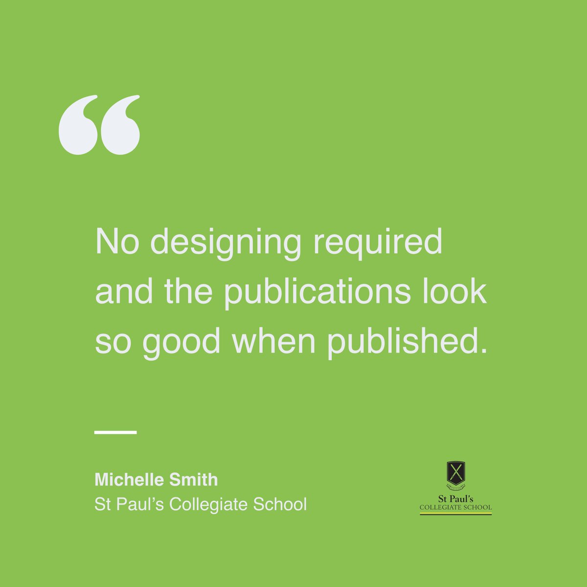 We love hearing from our wonderful customers, thanks to Michelle from St Paul’s Collegiate School for sharing her thoughts on Hail. 💚 

get.hail.to
#HailNZ #NewslettersMadeEasy #DigitalCommunications