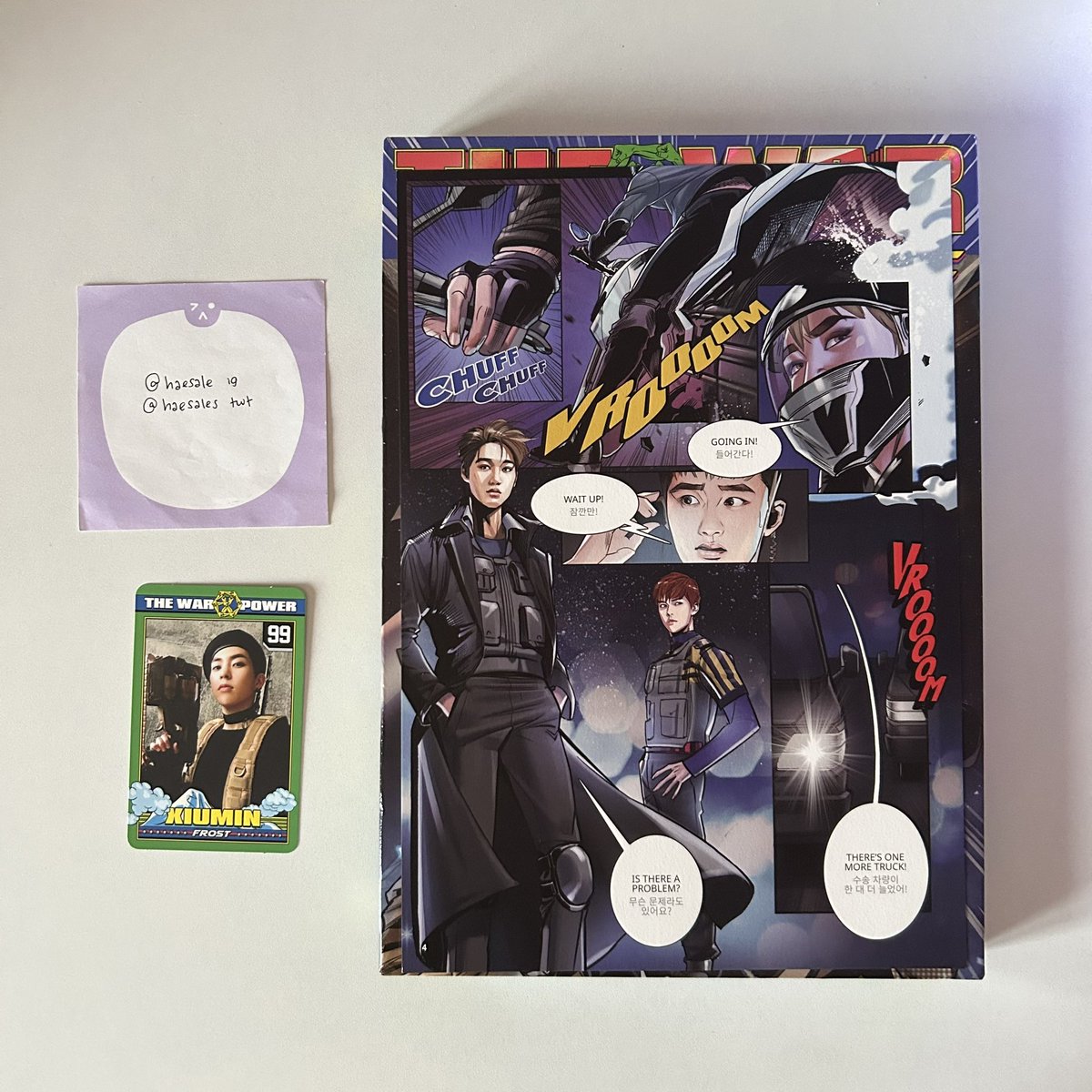 haesales's tweet photo. wts selling exo albums

power of music + xiumin pc photocard &amp; comic page $20 shipped

miracles in december + chanyeol snow globe $18 shipped

exo planet exo’luxion dvd $20 shipped

→ usa only, tracking # included

@exotradekpop @exotradeusa @sm_trades https://t.co/D6zWiUUiPF