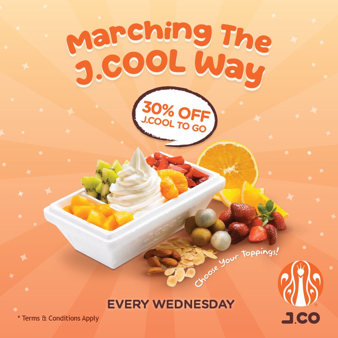 JcoMalaysia's tweet photo. Ohh tomorrow we are starting for fasting already, are you guys ready yet?
Before that, satisfy your craving first with our JCool To Go ok! 😜
#jcomalaysia #jcool #frozenyogurt https://t.co/xCWYd2pz1e