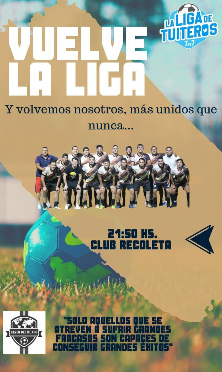 Solo la lluvia cae del Cielo🙌
En busca de nuestra revancha , Arrancamos el desafío de la Categoría A 
No saben, pero acá estamos !