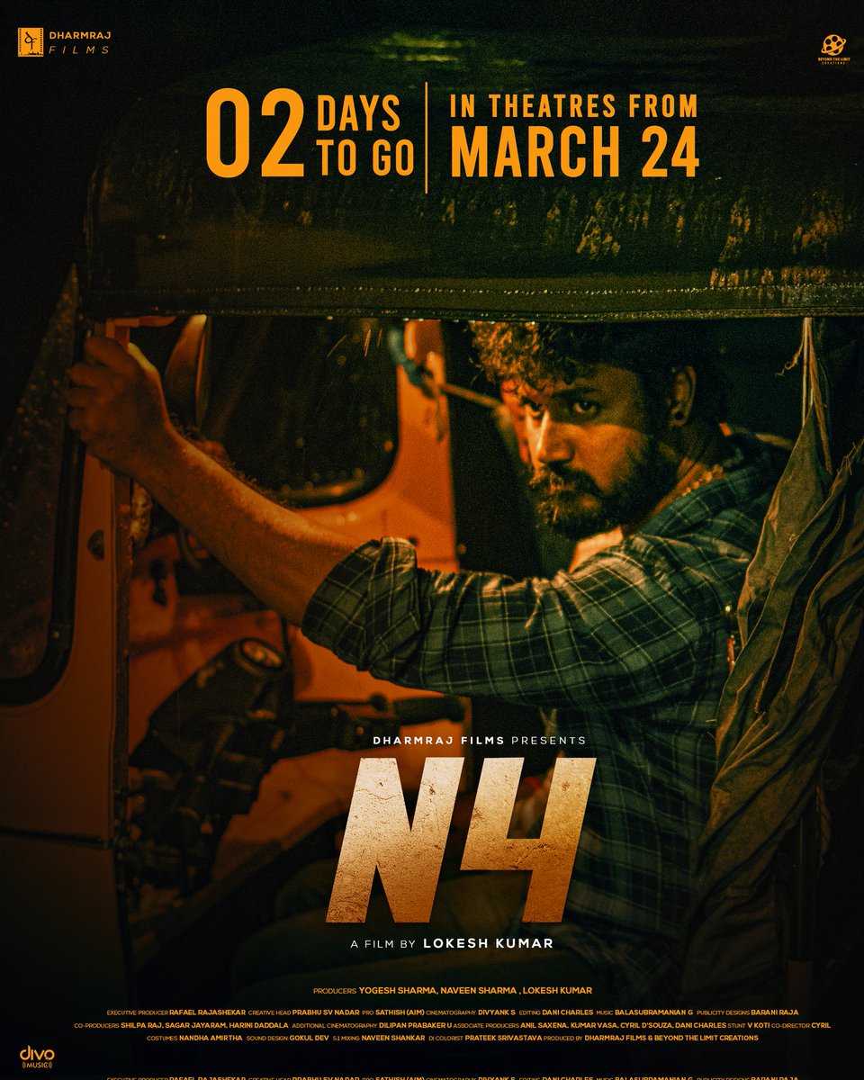 PariTamilselvan's tweet photo. 2 Days to Go! 

#N4TamilFilm in theatres from March 24

@FilmmakerLokesh @Balamusician
@danivcharles @AnupamaKumarONE @michael_chennai @KarupazhagiO
@afsalhameed_k @Cyril_0909
@Rafael08290

#N4 #Tamil #film #Kollywood #TamilCinema

@N4tamilfilm @dharmrajfilms @beyoDLCreations https://t.co/gzJVfzPbqI