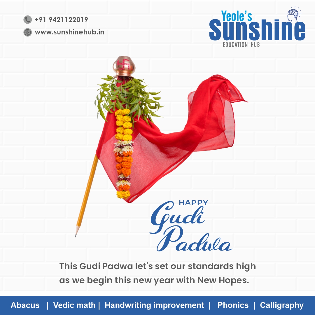 jayesh0801's tweet photo. Happy gudi padwa
This Gudi Padwa let's set our standards high 
as we begin this new year with New Hopes.

#gudipadwa
#happygudipadwa
#gudipadwa2023
#festival
#marathinewyear
#festivevibes
#sunshineeducationhub https://t.co/q34fEdEp6y