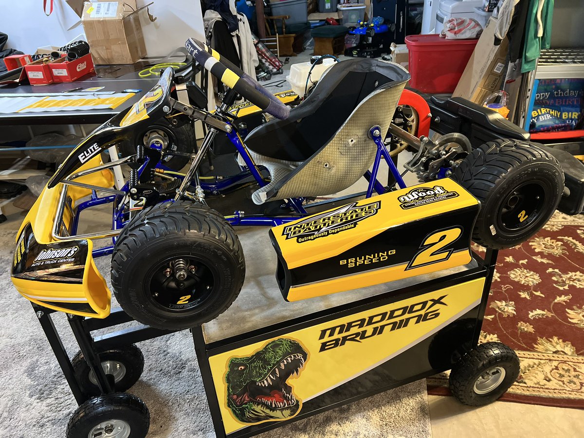 bruningSpeed2's tweet image. Maddox Bruning’s #topkart chassis #2