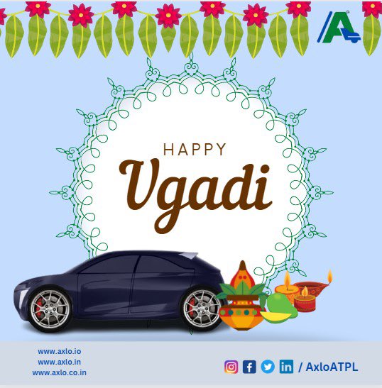 AxloATPL's tweet photo. Axlo wishes you new beginnings and a greener future, this Ugadi. 

Know more: https://t.co/cLDUxaACad

#HappyUgadi #axlo #ev #cars #bicar #carservices #sustainability https://t.co/TNJxxDslnh