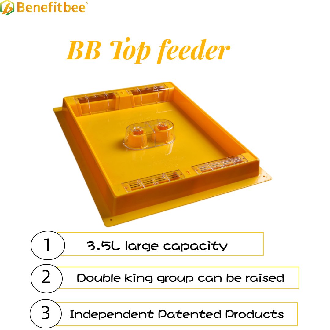 szbenefitbee's tweet image. Recommended beekeeping tools——Benefitbee self-patented product top-type bee feeder
Large capacity, new plastic material, 6 feeding ports (eating is more convenient now), separate design, can raise double kings
🛒benefitbee.com
#beekeepingtools #beekeeping #beekeepers