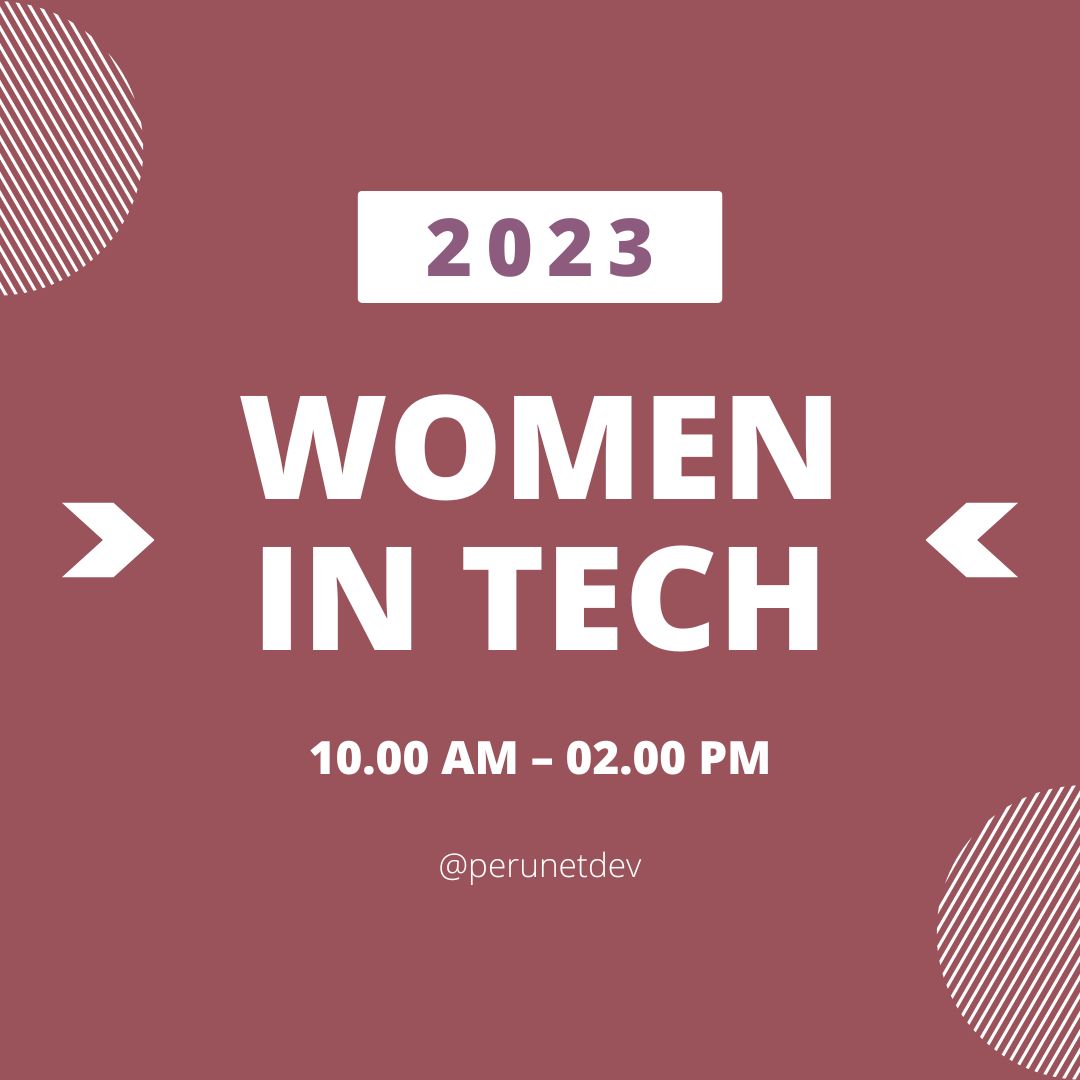 PeruNETDev's tweet image. ¡No se pierdan, Women In Tech!
Un espacio donde se reunirán mujeres líderes y expertas en tecnología para compartir sus experiencias y conocimientos.
Es una oportunidad única para aprender, inspirarse y hacer networking con otras mujeres apasionadas por la tecnología.
#WIT