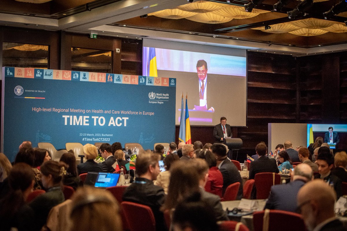 It's #TimeToACT2023! Health workers in Europe &amp; central Asia are facing a crisis ⏩ We're taking action.

🔴🎥 Join us today as we discuss actions to protect, support &amp; invest in our health &amp; care workers ➡️ bit.ly/timetoact2023

<a href="/hans_kluge/">Hans Kluge</a> <a href="/natasha_azzmus/">Natasha Azzopardi Muscat</a> <a href="/TomasZapata111/">Tomas Zapata</a>