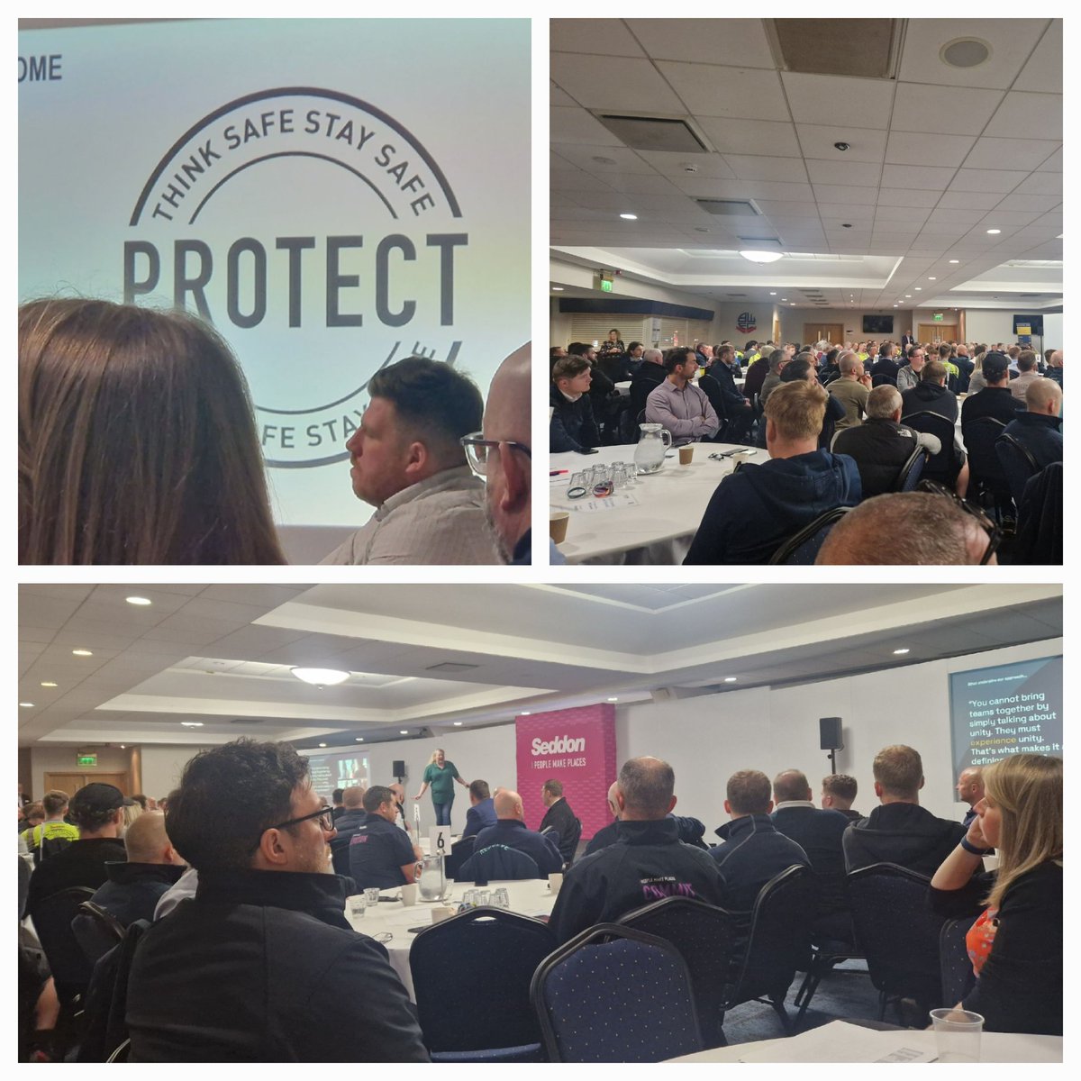 Our annual Safety Conference is underway this morning where we've welcomed 200 of our team from across the business to talk all things health, safety and wellbeing #protect #peoplemakeplaces #keepingeverybodysafe