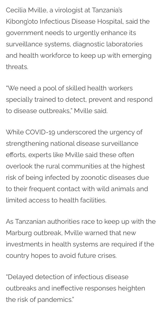 healthpolicy-watch.news/tanzania-scram… #infectiousdiseases #Africa #Marburg #Ebola #Mpox #Covid #globalhealth #GoldStandard #clinicaldiagnostics #PCRTest @NovacytGroup #mobiletesting #VersaLab #genesig #ncyt #alnov #novacyt