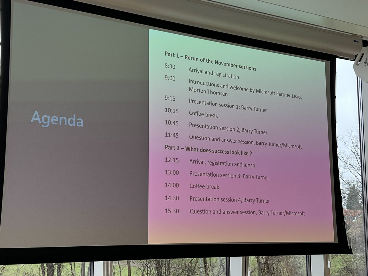 Morten Thomsen is kicking of today’s #ISSI Inc session on Managed Services at <a href="/Microsoft_dk/">Microsoft Danmark</a>