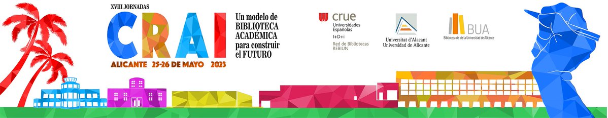 rebiun's tweet photo. 📅 Los próximos 25 y 26 de mayo celebramos en la @UA_Universidad las XVIII Jornadas CRAI «Un modelo de biblioteca académica para construir el futuro». Podéis consultar su web aquí 👇
https://t.co/eVSl2yEwMj
#JornadasCRAI #JornadasREBIUN #REBIUN https://t.co/jQw5bSgD4z