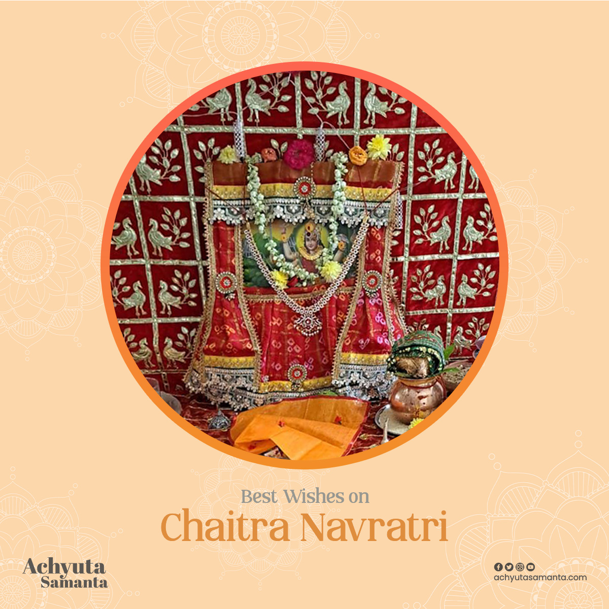 achyuta_samanta's tweet photo. Chaitra Navratri greetings to all! https://t.co/jXkUwNpfbY