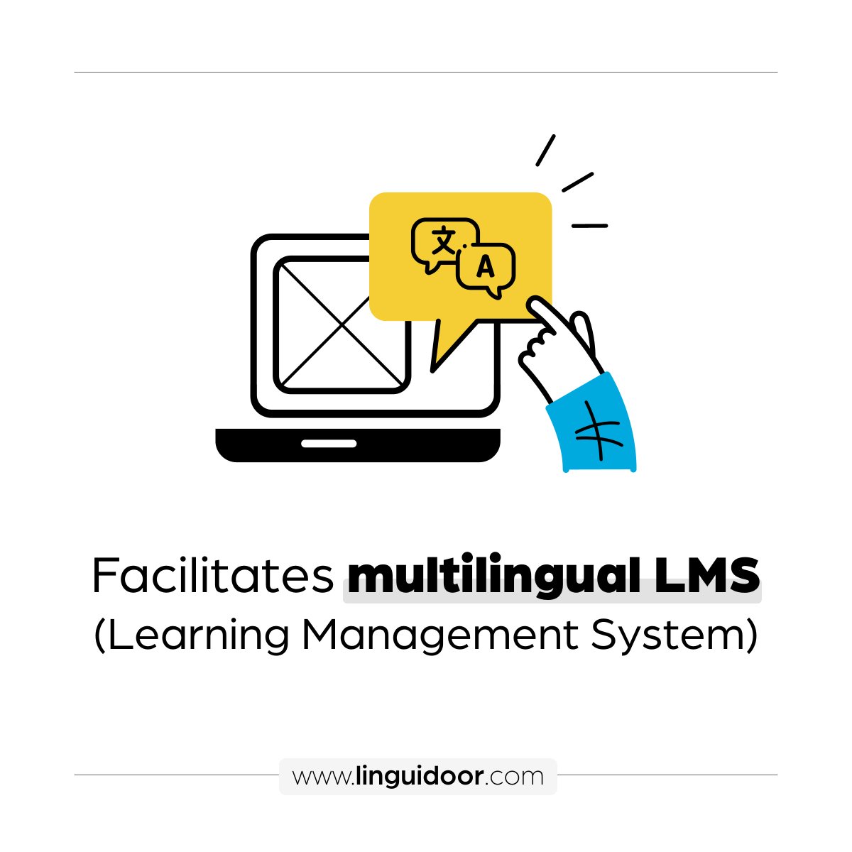 linguidoor's tweet image. Why investing in eLearning localization makes sense!
Potential of global learning, powered by our localization services! Expand your reach today.
#localization #eLearninglocalization #corporatetraining