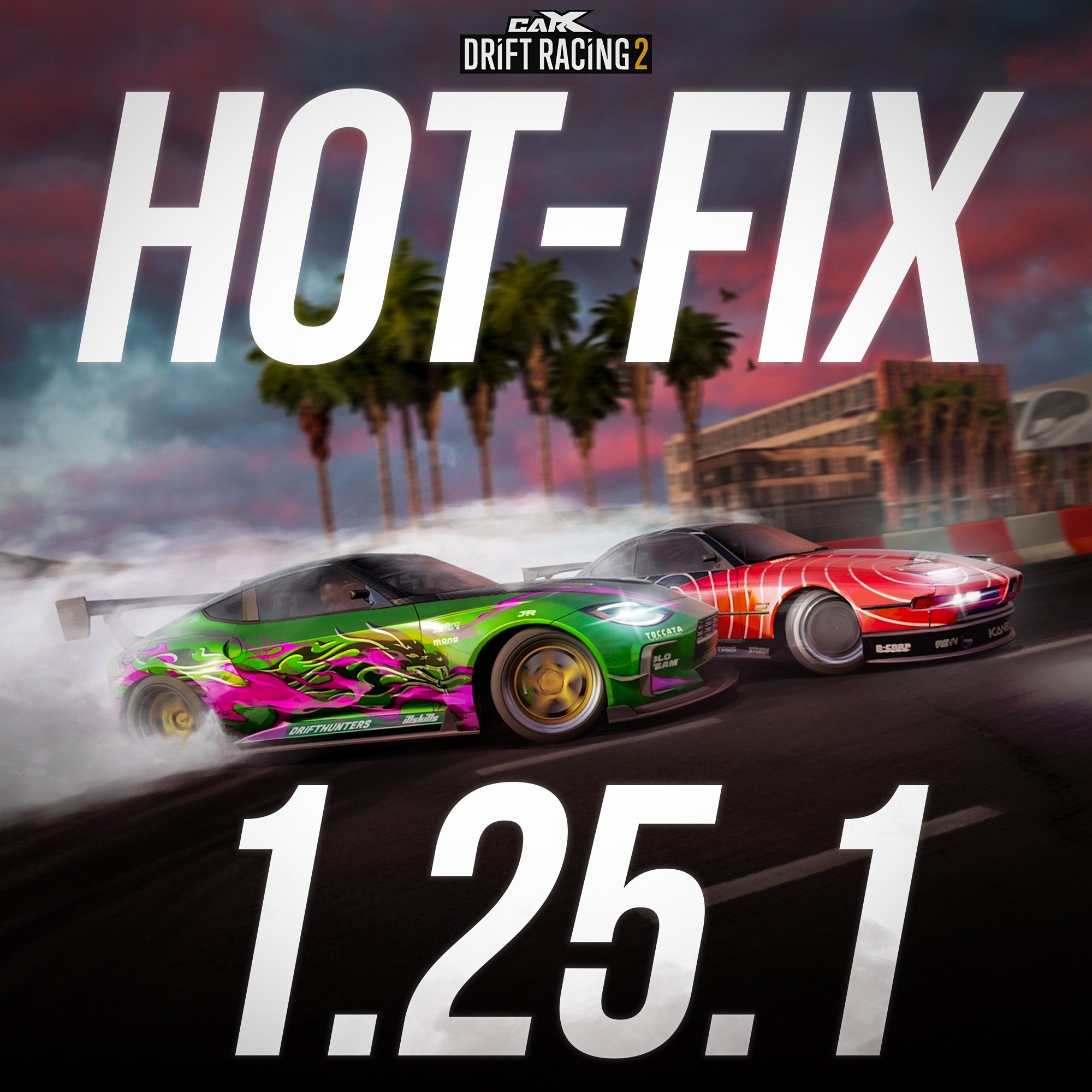 CarX Technologies on X: Drivers, You can already install the hotfix for CarX  Drift Racing 2!✨ What's been fixed: ✓ Fixed bug with freezing when entering  the game. ✓ Fixed bug with