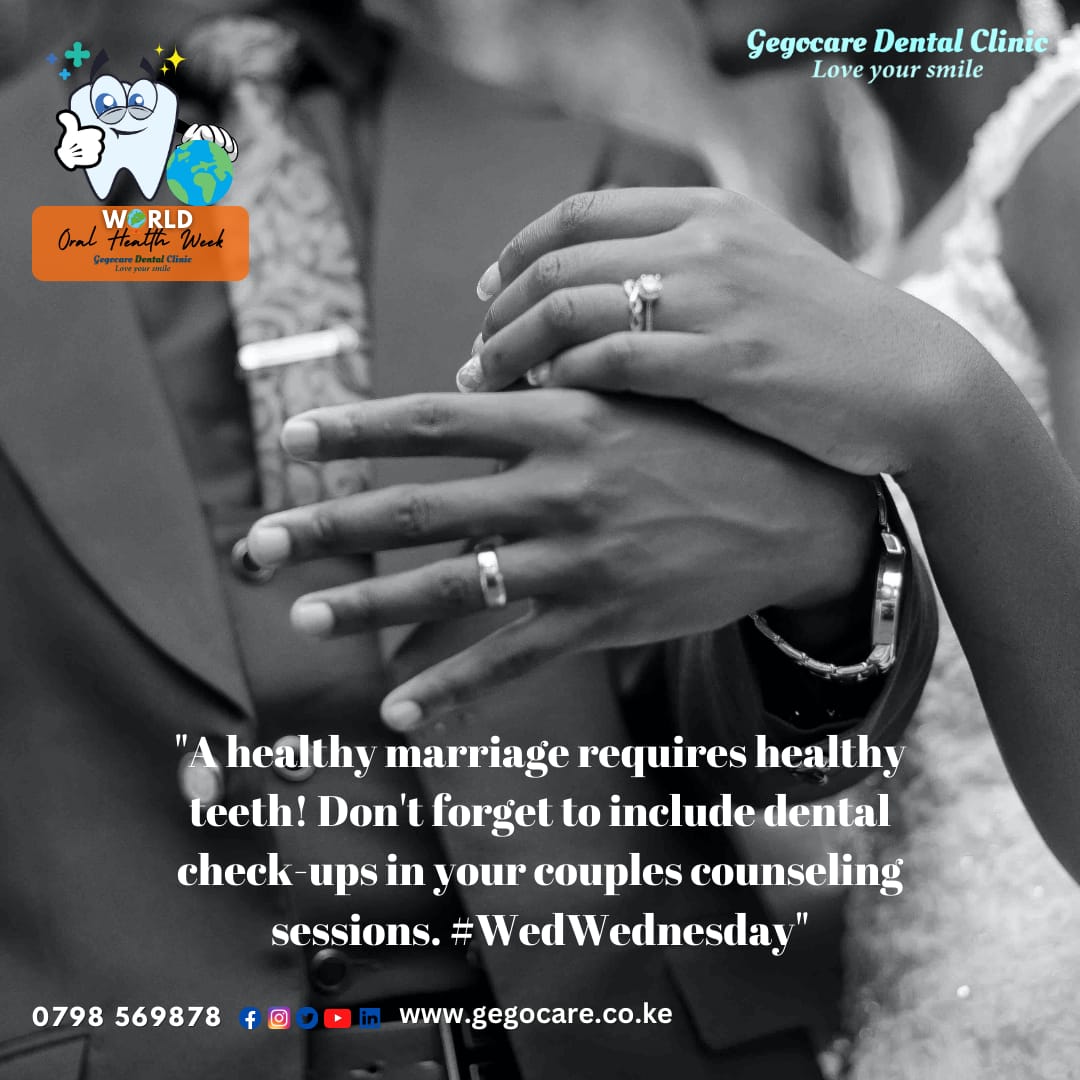 gegocare's tweet photo. 👩🏾❤️👨🏿Marriage counseling isn't just about working on your communication, it's also about keeping your dental health in check. #WedWednesday #LoveYourSmile https://t.co/wJOP6LBGpN