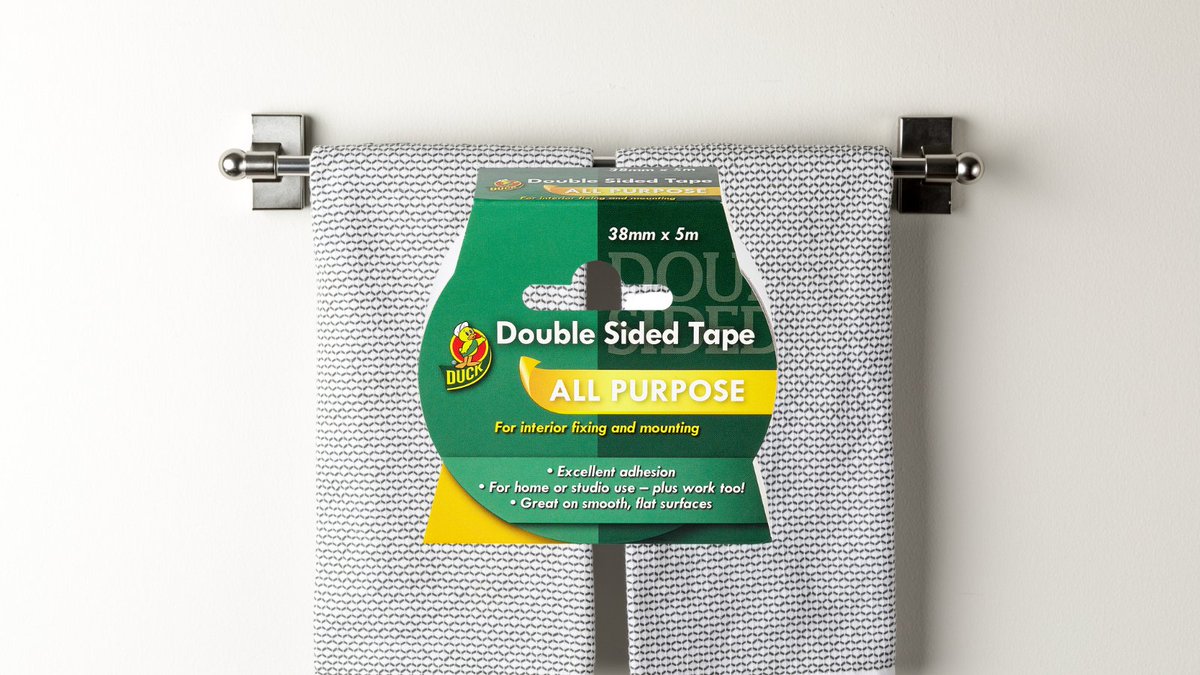 Our Double Sided Tape is great for fixing and mounting!

This tape is perfect for smooth flat surfaces!

Have you grabbed a roll yet?👀 

#DuckTapeUK #DoubleSidedTape #AllPurposeTape