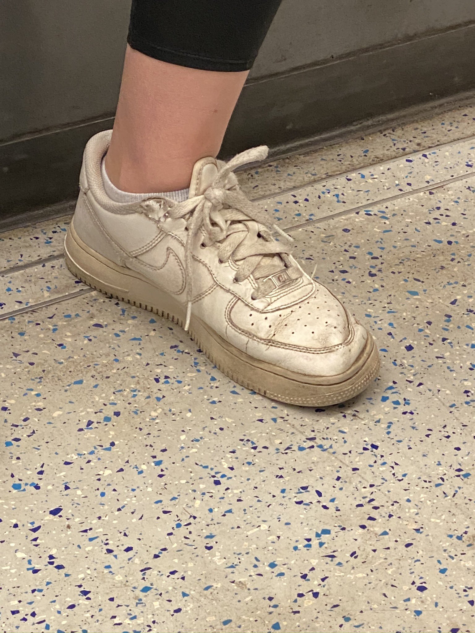 Nike air force top 1 white girls