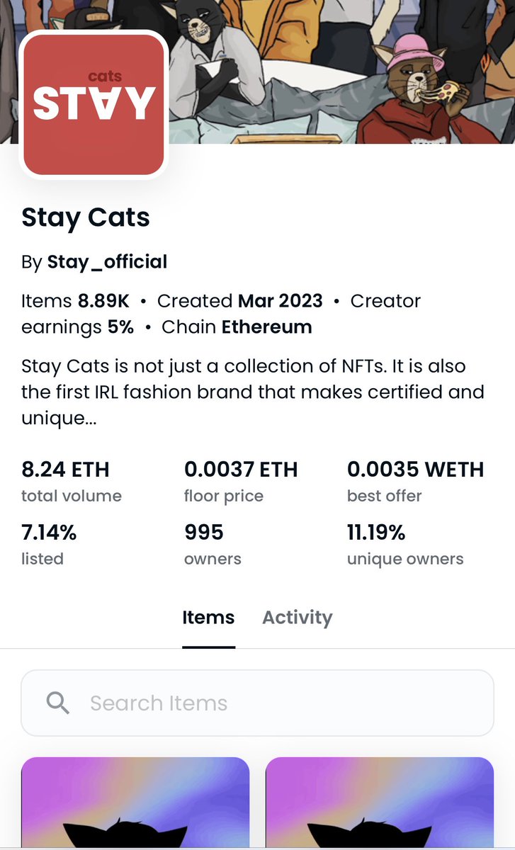 jas1mmakesplays's tweet photo. #StayCats Buy it since it’s cheap @staycatsnft https://t.co/qjk3YbAcq8