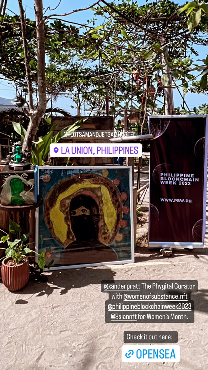 #LaUnion what a vibe!!! @philblockchain @8sianNFT 

Check out our collection here: opensea.io/asiatvstudios #nfts #phygital #8sian #womenofsubstance #philippineblockchainweek