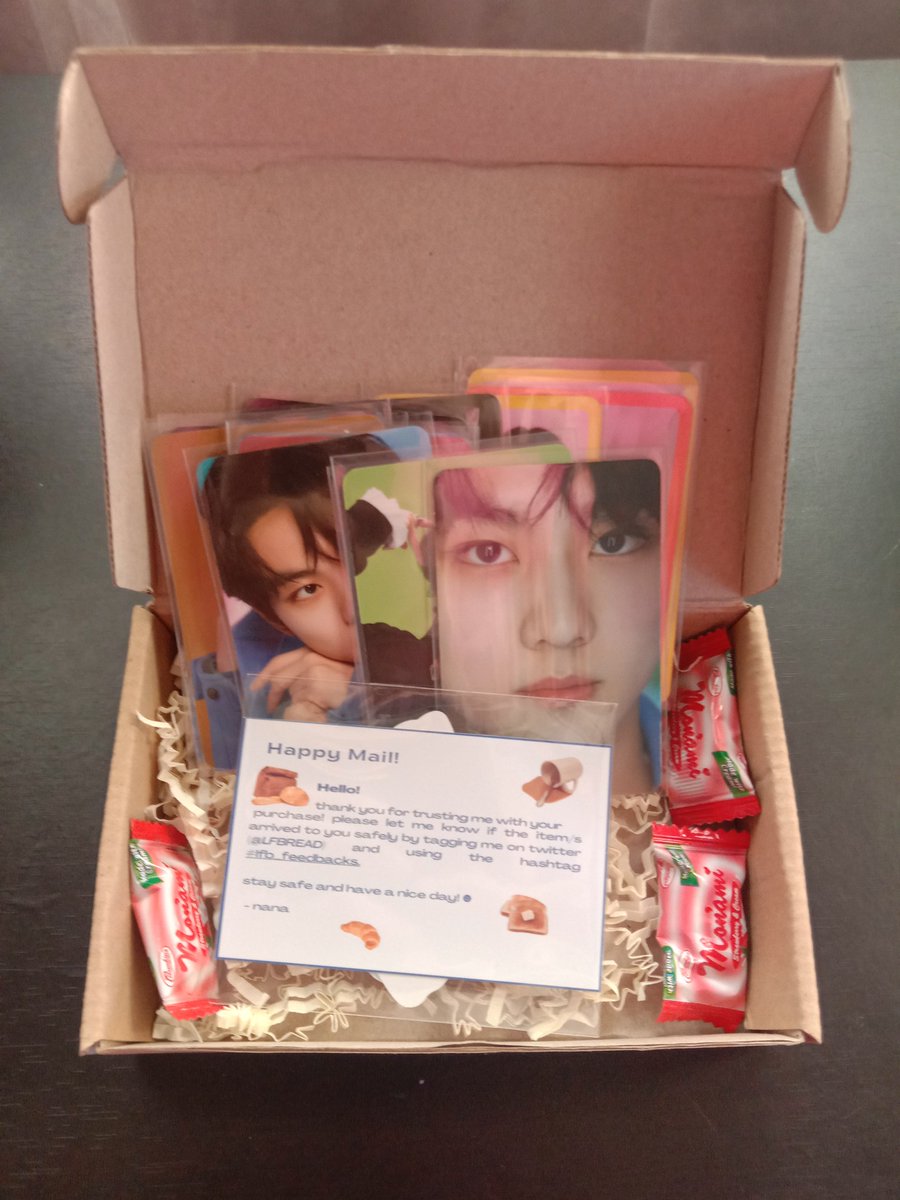 thinkjwonz's tweet photo. [ 📦 #lfb_feedbacks 💌 ]

Hiii @LFBREAD ! The pcs arrived safely and super safe at cute ng packaging 🩷 Thank you so much and have a nice day po ~~ 💗💗 https://t.co/OfuYlxVKrE