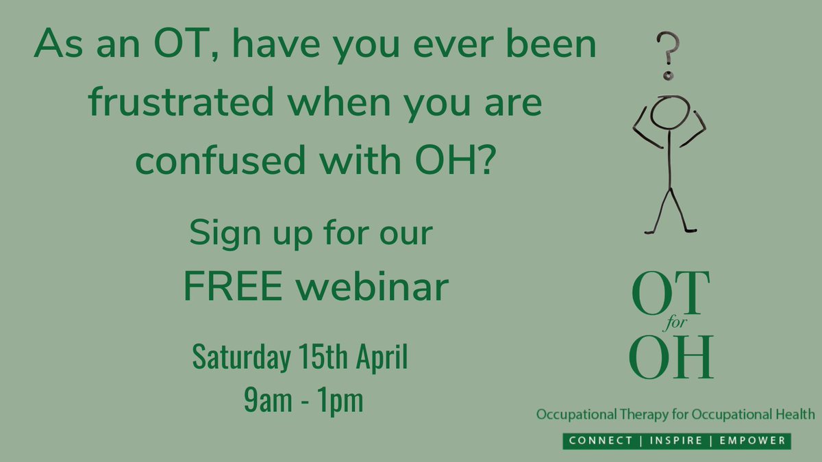 Interested to learn about the role of OT within OH and why we’re perfectly suited to this area of practice? 
Scan the QR code below or click this link: bit.ly/3LHmKn5  to sign up for our webinar - that will give you all the info you need!
#OT #OH #OTSkills