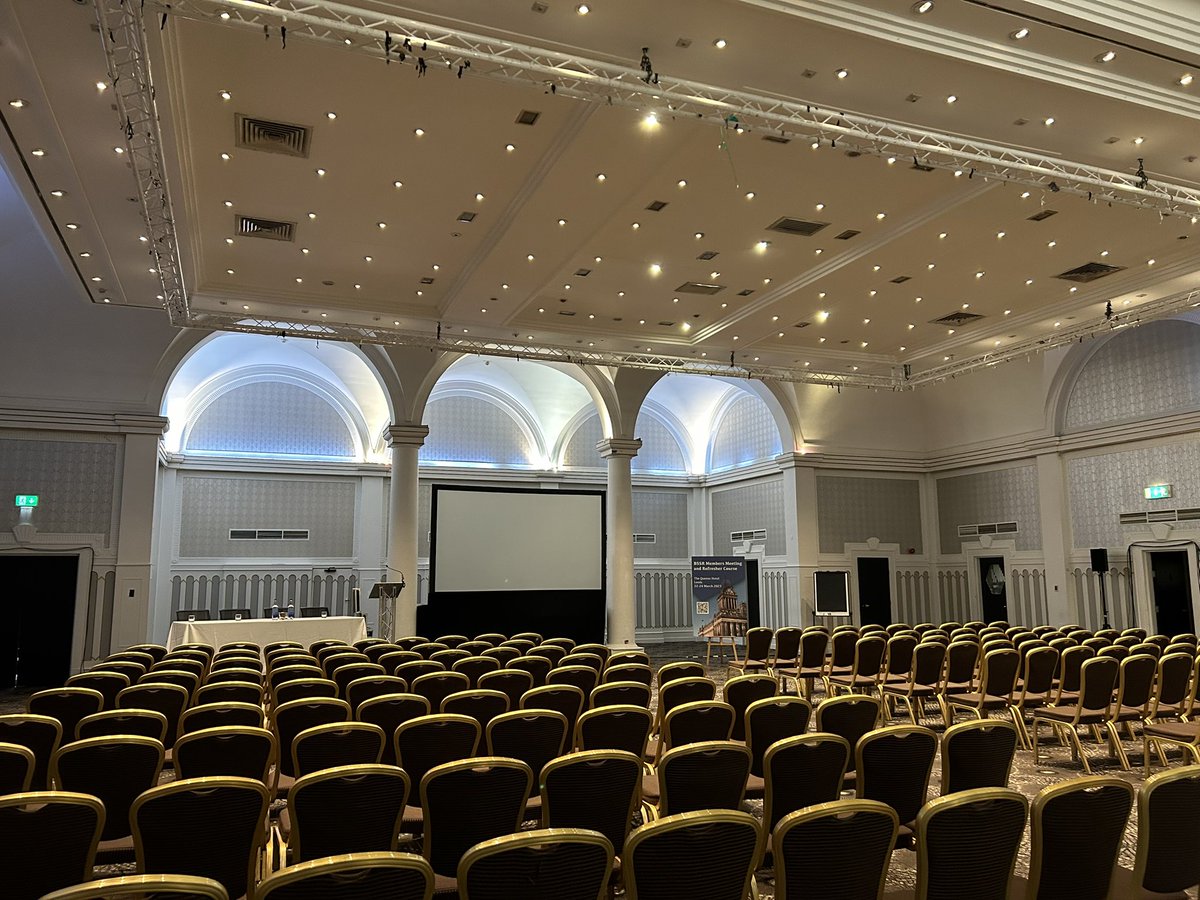 Ready for the first day of the BSSR members meeting and refresher course in Leeds #bssrleeds
